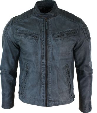 TruClothing Real Leather Biker Jacket