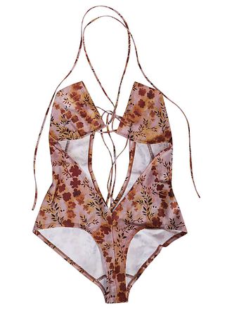 Charlotte Knowles Womens Side Lacing Swinsuit