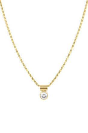 Set & Stones Ellie Necklace in Gold at Nordstrom, Size 18