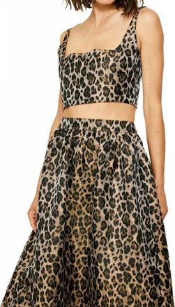 Line & Dot Sierra Cropped Top In Multi