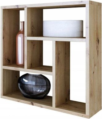 OEM Libreria Sospesa Molly In Rovere Artigianale Per Soggiorno, Ufficio Mk Studio