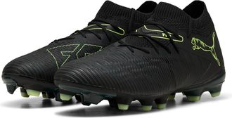 Puma Fussballschuh PUMA FUTURE 8 MATCH FG/AG, Damen, Gr. 42,5, puma schwarz, fizzy light, gr&uuml;n terrain, Synthetik, Schuhe Fussballschuh, f&uuml;r Rasenpl&auml;tze