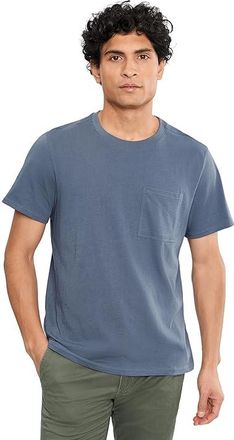 Toad&Co Re-Form Crew Mens T Shirt Ocean : LG, Cotton/Polyester
