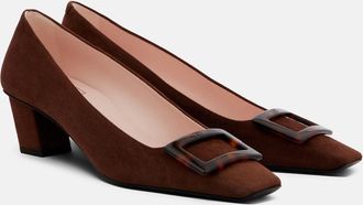 Roger Vivier Belle Vivier suede pumps