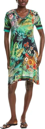 Johnny Was The Janie Favorite V-Neck Swing Mini Dress