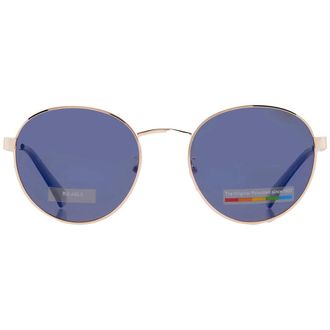 Polaroid Blue Round Unisex Sunglasses PLD 2144/G/S/X 0J5G/5X 52