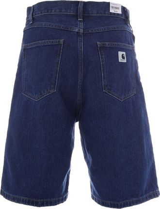 Carhartt Work in Progress Womens Denim Shorts Brandon Blue Cotton