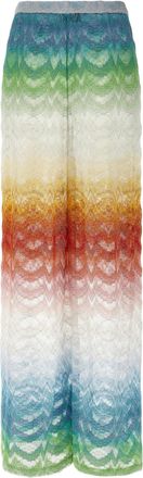 Missoni Womens Multicolor Viscose Flared Pants