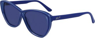 Karl Lagerfeld KL6103S 407 Womens Sunglasses Blue Size 58