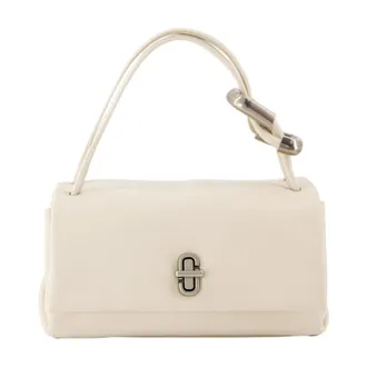 Marc Jacobs Womens Leather Shoulder Bag White Cowhide