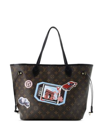 Louis Vuitton Neverfull NM Limited Edition World Tour Monogram Canvas MM tote bag - Zwart