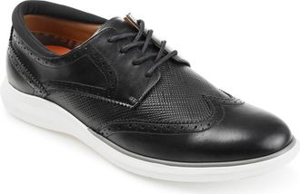 Thomas & Vine Savage Embossed Wingtip Derby in Black at Nordstrom Rack, Size 10.5