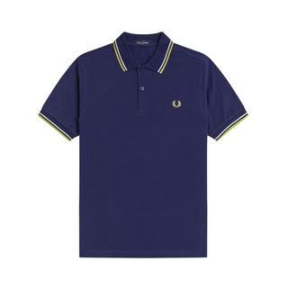 Fred Perry Hombre, Camisetas, Azul, Talla: XL
