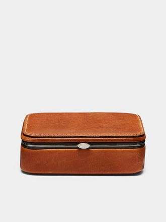 F. Hammann Leather Playing Cards Set