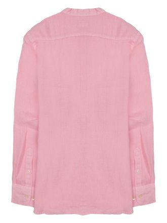 120% Lino 100% Linen Shirt - Pink