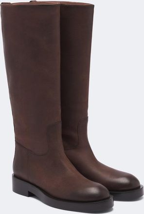 PARIS TEXAS Napa leather knee-high boots
