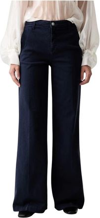 Vicolo Wide Leg Jeans - Dames - Loose Fit Jeans - Blauw - L - Katoen - Jeans