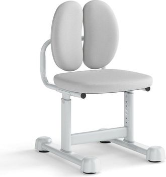 Costway Sedia da Scrivania per Bambini 3+ Anni, Sedia Imbottita per Studiare con Doppio Supporto Lombare e Altezza Regolabile, Chair da Compiti per