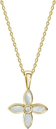Murkani Floral Necklace in Yellow Gold at Nordstrom