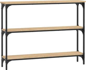 vidaXL Vidaxl - Mesa Consola Madera De Ingenier&iacute;a Roble Sonoma 100x22,5x75 Cm