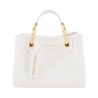 Emporio Armani Tote Bags, female, White, Size: ONE SIZE My EA Shopping Bag