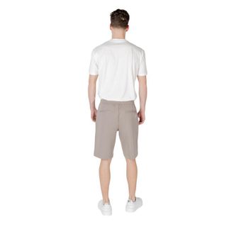 A|X Armani Exchange Cotton Blend Bermuda Shorts - Brown