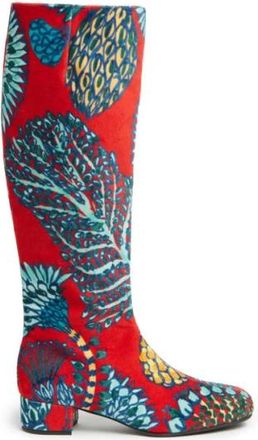 La DoubleJ Edie Laarzen - Dames - Hoge Laarzen - Veelkleurig - 40 EU - Katoen - Schoenen