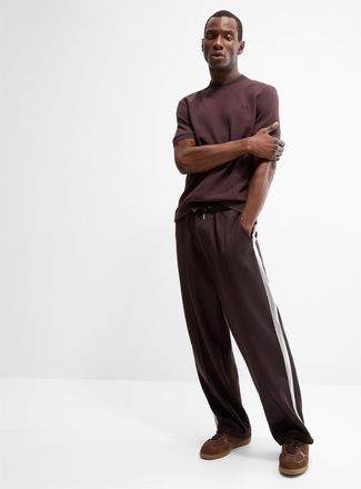 Fred Perry Mens Chocolate track pant