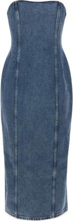 Magda Butrym Re 26 Denim 19 Jurk - Dames - Casual kleedjes - Blauw - XS - Denim - Kleedjes