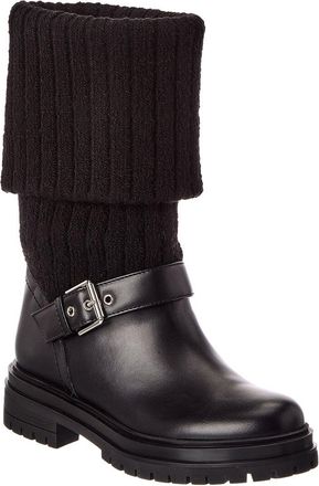 Gianvito Rossi Thurso 20 Knit & Leather Boot