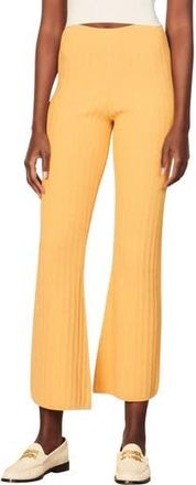 Sandro Baltimore Crop Flare Pants in Clementine at Nordstrom Rack, Size 10 Us / 42 Fr
