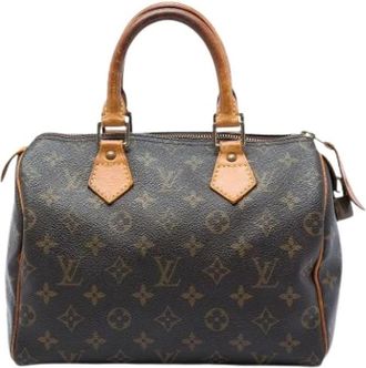 Louis Vuitton Pre-owned Speedy 25 - Dames - Vintage Handtas - Bruin - ONE Size - Leer - Vintage