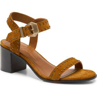 Free People Buckle Up Ankle Strap Sandal in Driftwood Tan Suede at Nordstrom, Size 7.5