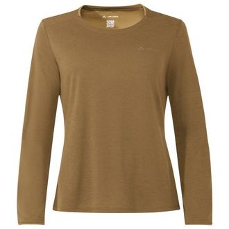 Vaude Essential L/S T-Shirt Funktionsshirt f&uuml;r Damen | braun