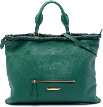 Burberry Pre-owned Burberry Leather Big Crush Convertible Tote ITCF&10SCA