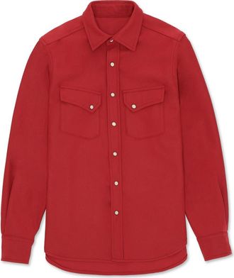 Fortela Pasadena Western Flannel Shirt in Red at Nordstrom, Size Medium Eu
