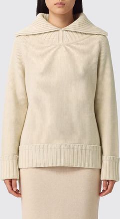 Victoria Beckham Maglia con scollo a V in misto lambswool con fit relaxed