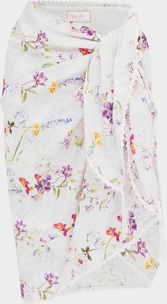 Aqua Blu Australia Linen Pareo Coverup