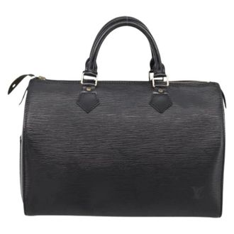 Louis Vuitton Pre-owned Vintage Handbag - Dames - Pre-owned - Zwart - Maat: ONE Size Leer