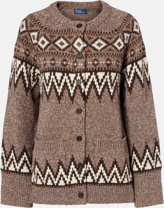 Polo Ralph Lauren Fair Isle jacquard wool-blend cardigan