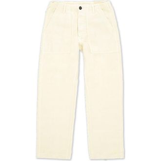 Fortela Linen Fatigue Trousers in Milk at Nordstrom, Size 27 Eu