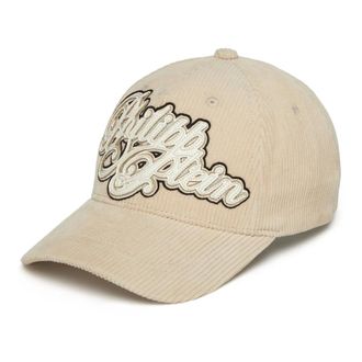 Philipp Plein Corduroy Cap Signature - unisex - Petten - Beige - ONE Size - Katoen - Accessoires