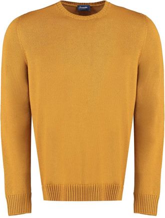 Drumohr Yellow Crew Neck Sweater