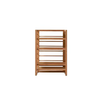 Tikamoon Estanter&iacute;a baja de teca maciza