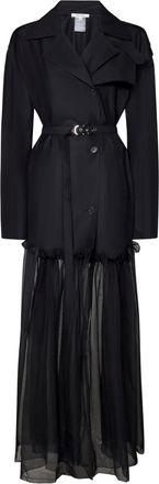 Nensi Dojaka Cappotto doppiopetto - Nero