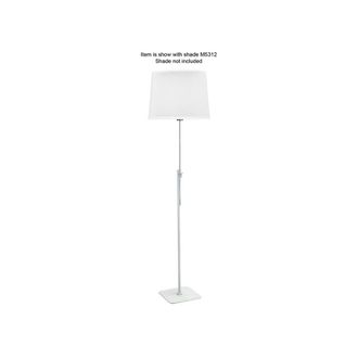 Netlighting Habana Floor Lamp Telescopic WITHOUT SHADE E27 Matt White Chrome