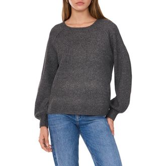 Vince Camuto Raglan Sleeve Sweater in Medium Heather Grey at Nordstrom, Size X-Large