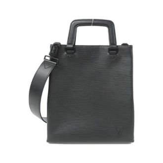 Louis Vuitton Pre-owned Epi Sac Plat Fold Leather Bag - Heren - Pre-owned - Zwart - Maat: ONE Size Leer