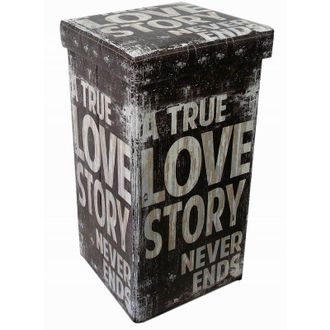 Biscottini International Biscottini - Puf Contenedor Recerrable De Simil Cuero