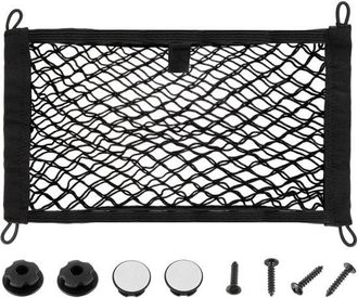 No Brand Red De Almacenamiento Universal Para Maletero De Coche De 45x25 Cm Con Tornillos Y Ganchos Para Veh&iacute;culos Comerciales, Autocaravanas, Caravanas Y Barc